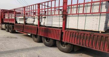 忻州 白麻荔枝面外墙干挂，工厂装车日常