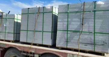 忻州 芝麻白花岗岩地铺石装车日常