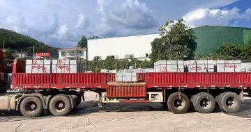 忻州 芝麻灰花岗岩地铺石出货日常