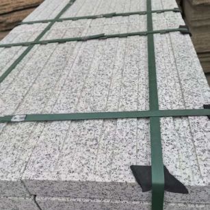 忻州 白麻花岗岩直行盲道石，盲条，地铺石