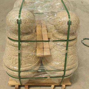 忻州 黄金麻异形定制雕花——棒棒糖挡车柱