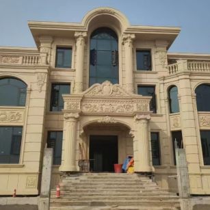 忻州 黄金麻花岗岩别墅外墙干挂