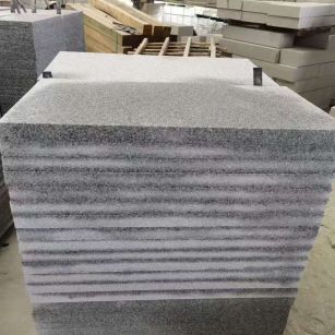 忻州 芝麻白5公分火烧地铺成品，900*400，规格可定制