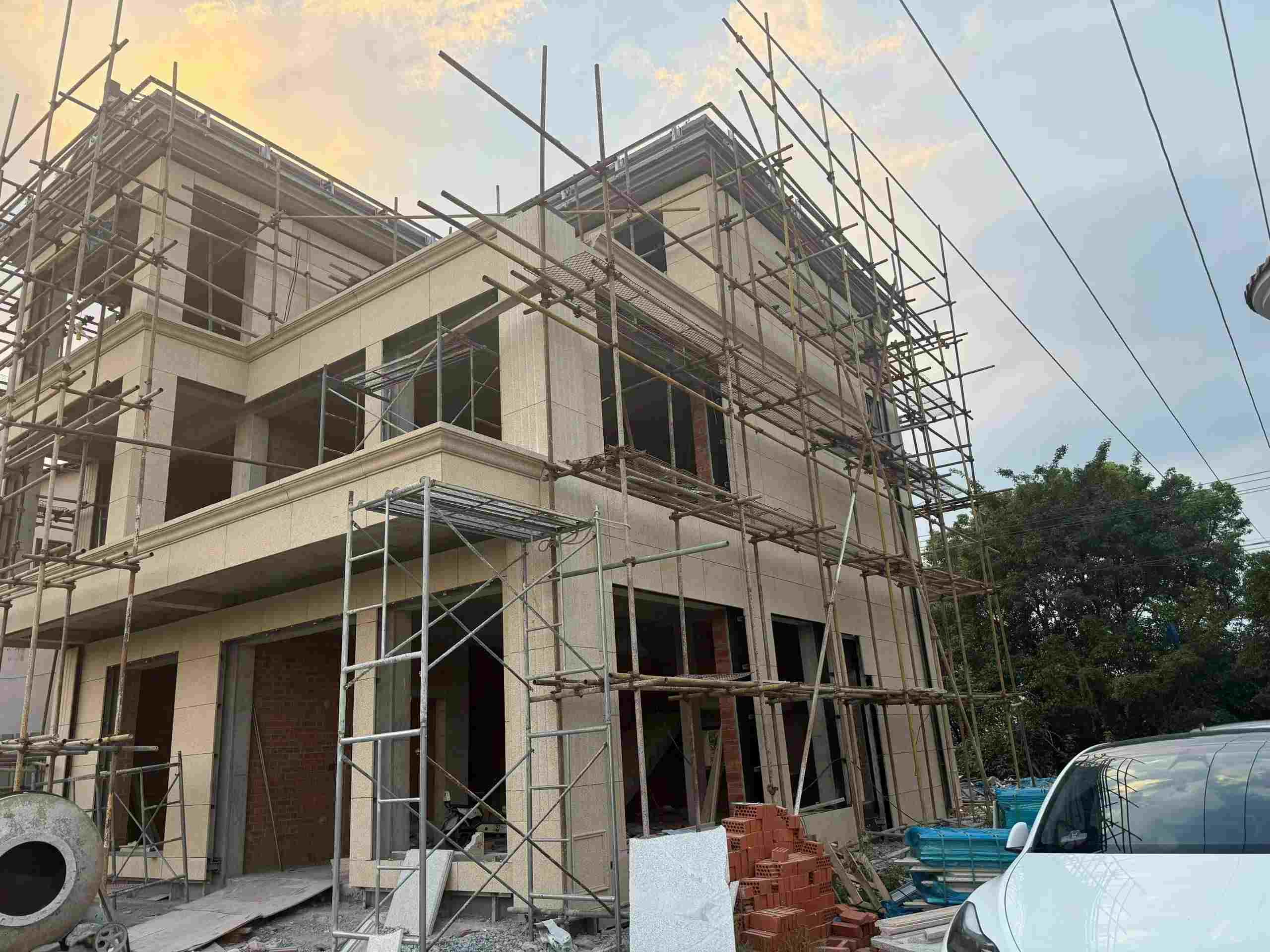 忻州 黄金麻荔枝面花岗岩外墙干挂