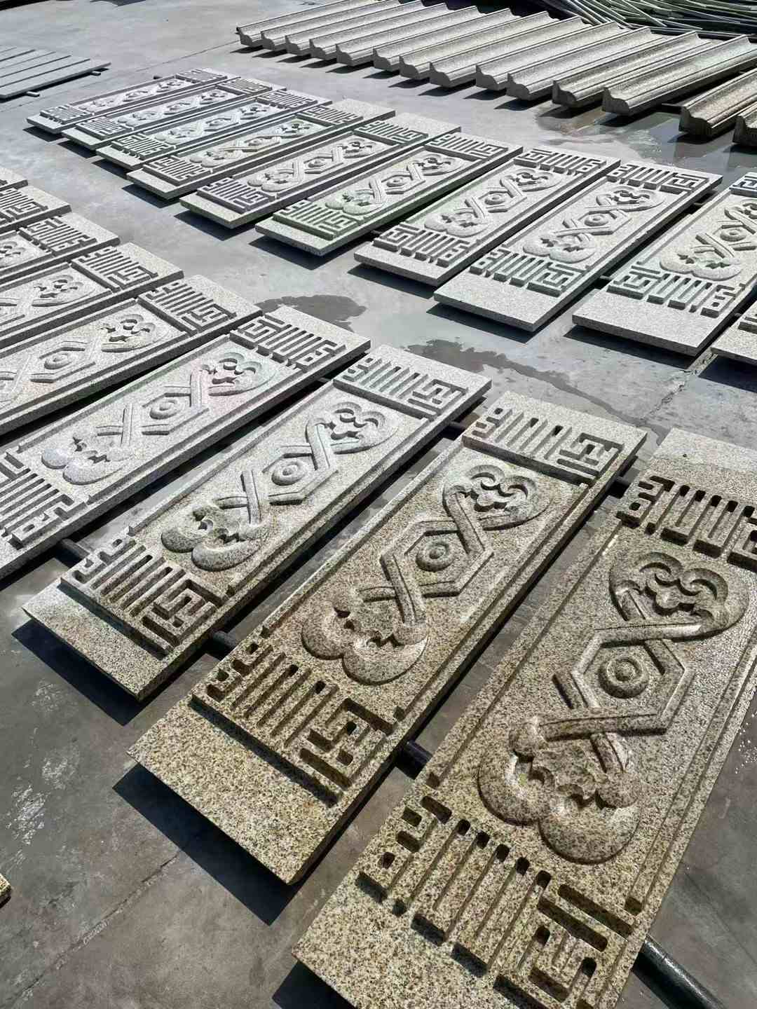 忻州 黄金麻花岗岩外墙雕刻板