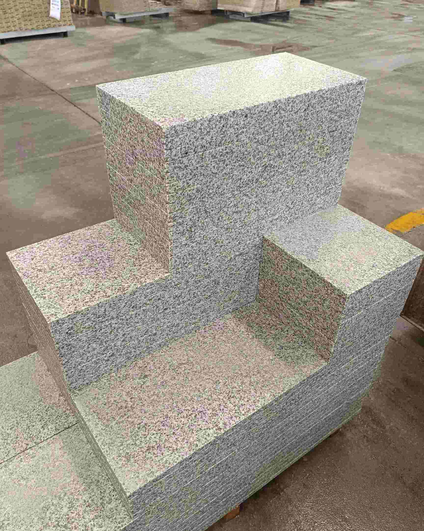 忻州 白麻花岗岩荔枝面地铺石