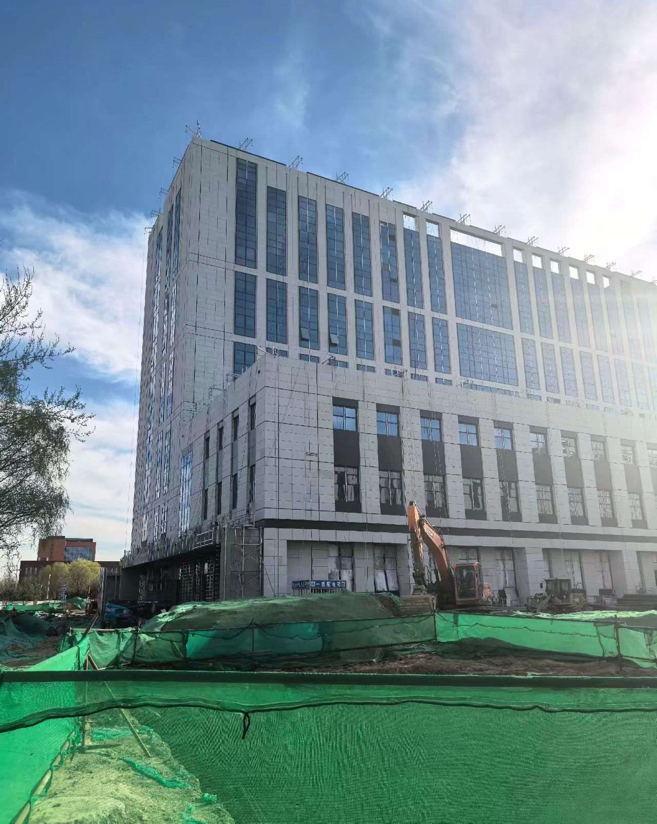 忻州 白麻花岗岩石材外墙干挂