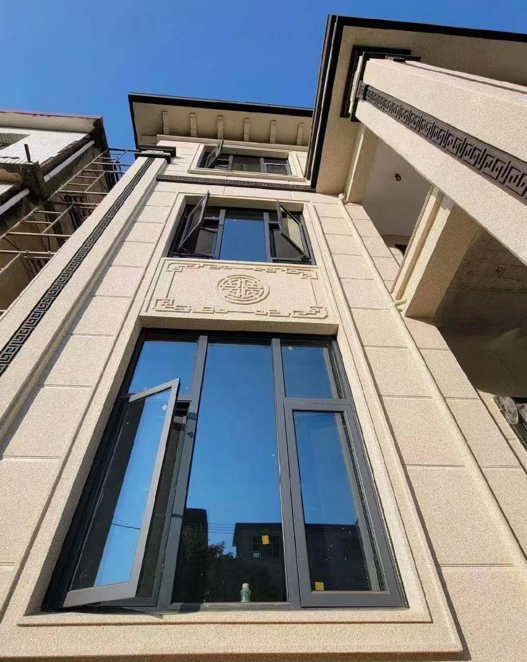 忻州 黄金麻荔枝面别墅外墙干挂效果展示